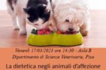 “La dietetica negli animali d’affezione”