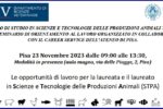 Seminario “Le opportunità di lavoro per la laureata e il laureato in Scienze e Tecnologie delle Produzioni Animali”